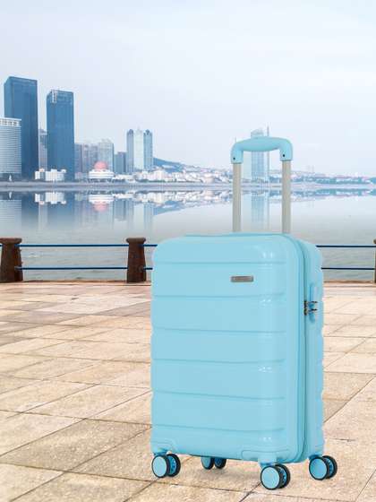 Teakwood Leathers
                        Unisex Textured Water Resistant Cabin Trolley
                        Suitcase