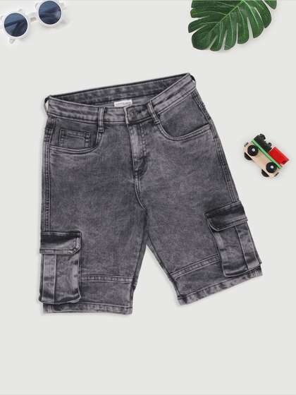 Pantaloons Junior Boys
                    Washed Cargo Shorts Technology