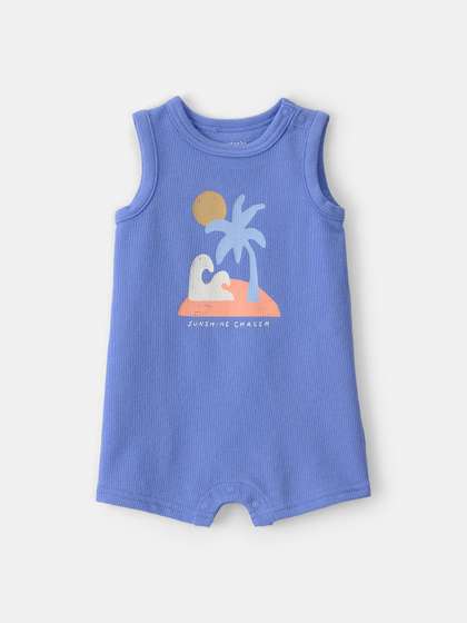 Carter's Boys Printed
                    Pure Cotton Romper