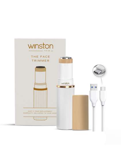 WINSTON Quick, Gentle,
                    Painless & Safe Rechargeable Face Trimmer for
                    Women Facial hair