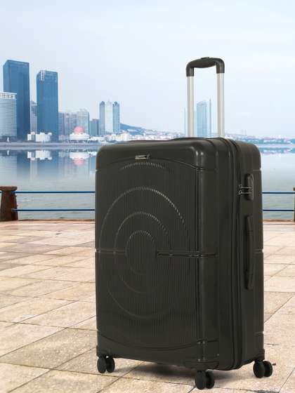 Teakwood Leathers
                        Concentrix Hard Sided Large Trolley Suitcase -
                        Volume 96 L