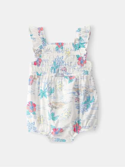 Carter's Infants Girls
                      Cotton Rompers