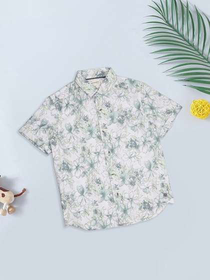 Pantaloons Junior Boys
                    Floral Printed Casual Shirt