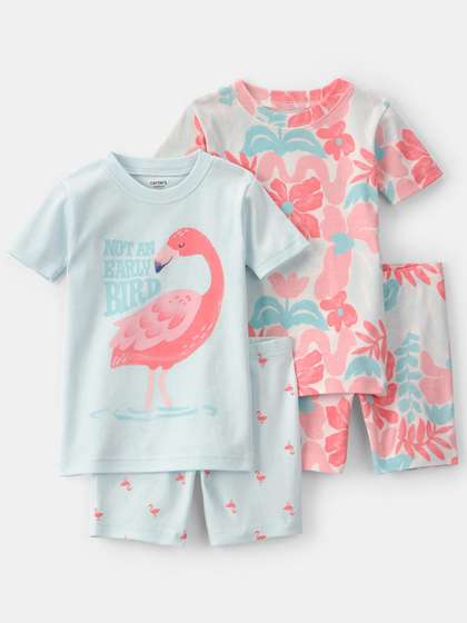 Carter's Girls
                        Printed T-shirt with Shorts