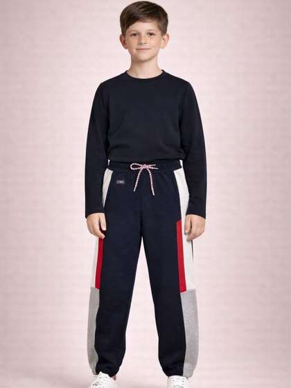 Gini and Jony Boys
                    Regular Fit Colourblocked Training Joggers