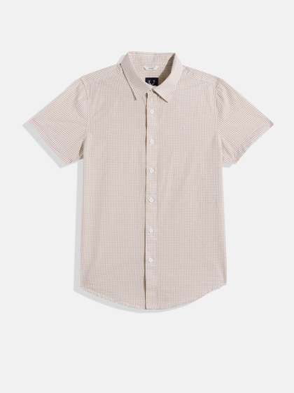 Allen Solly Junior Boys
                    Checked Pure Cotton Casual Shirt