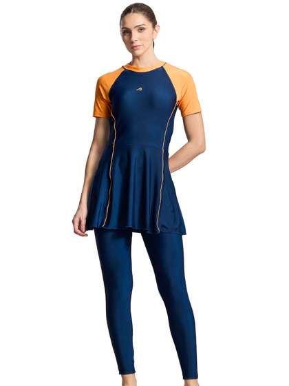 BOLDFIT Women
                        Colourblocked Two Piece Swim Suit