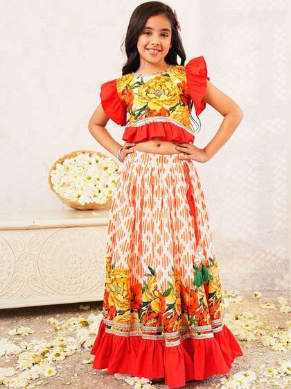 LIL PITAARA Girls
                        Ready to Wear Lehenga &
