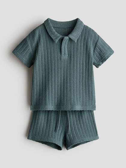 H&M 2-Piece
                      Pointelle-Knit Set