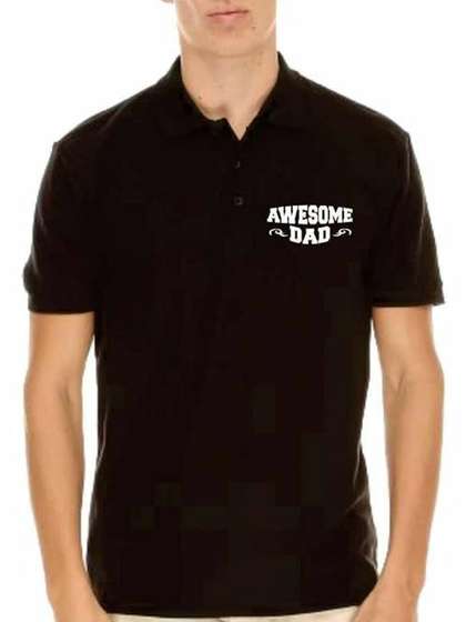 THEYAYACAFE Men Polo Collar T-shirt