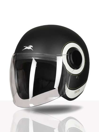 TVS Printed Open Face
                      Helmet With Clear Visor
