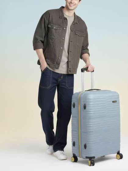 WROGN Magnite Textured
                      Medium Hard Suitcase Trolley Bag- 51L