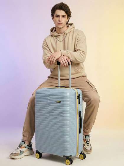 WROGN Magnite
                        Textured Large Hard Suitcase Trolley Bag-
                        51-100L