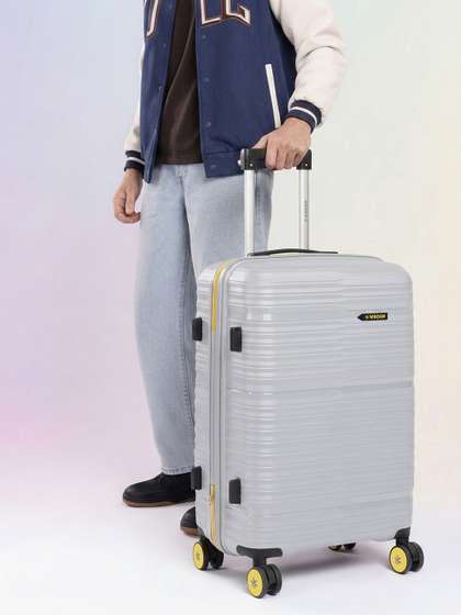 WROGN Magnite
                        Textured Large Hard Suitcase Trolley Bag-
                        51-100L