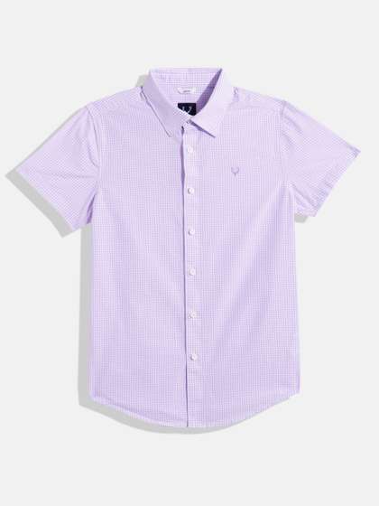 Allen Solly Junior Boys
                    Pure Cotton Sport Fit Checked Casual Shirt