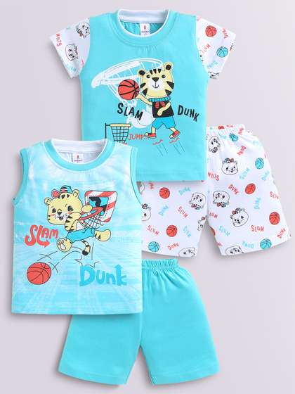 TODOS Green Pure Cotton
                    Clothing Set