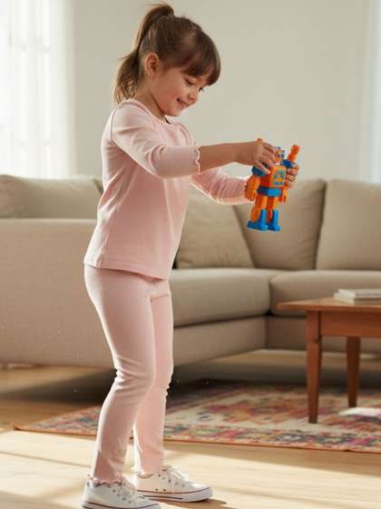 SALTY PUMPKIN Girls
                    Cotton Printed Ankle Length Leggings