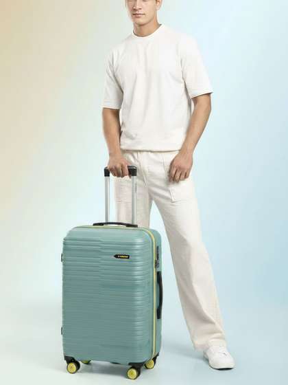 WROGN Magnite Textured
                      Medium Hard Suitcase Trolley Bag- 51L