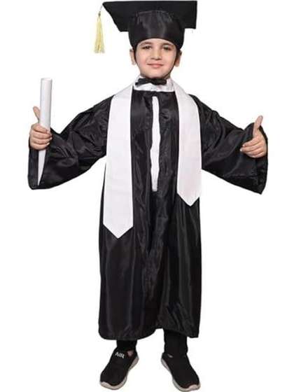 Kaku Fancy dresses Kids
                    Graduation Gown With Hat & Tie For Convocation
                    Dress
