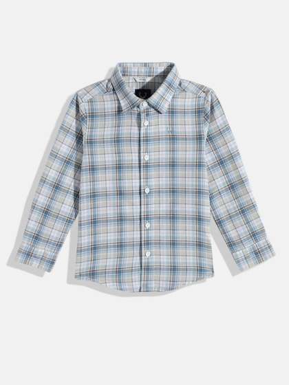 Allen Solly Junior
                      Boys Checked Pure Cotton Casual Shirt