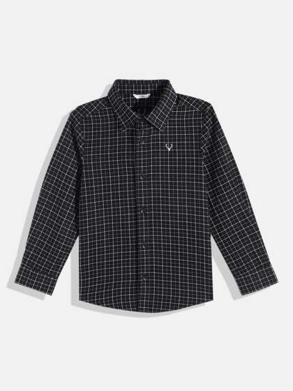 Allen Solly Junior Boys
                    Checked Pure Cotton Casual Shirt