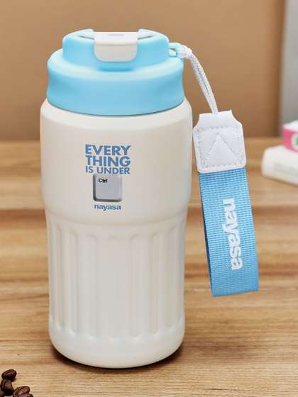 Nayasa Single Expresso
                    Blue S.Steel Double Wall Leakproof Flask Bottle
                    Screw Cap 425ml