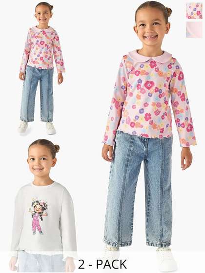 Juniors by Babyshop Pack
                    Of 2 Juniors Long Sleeves Assorted Print Tshirts