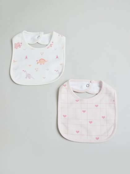Juniors by Babyshop
                      Pack Of 2 Printed Cotton Bibs