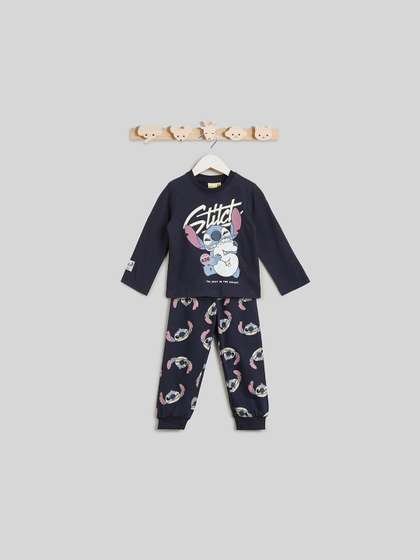 Juniors by Babyshop Boys
                    Printed T-shirt with Pyjamas