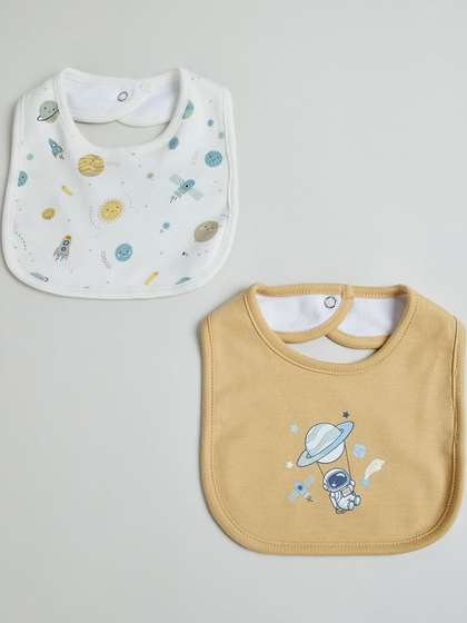 Juniors by Babyshop Pack
                    Of 2 Printed Bibs