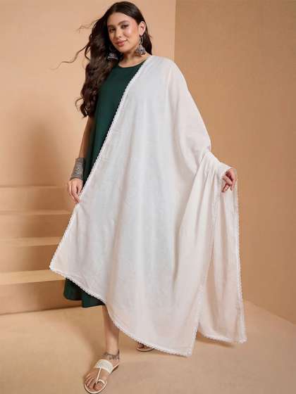 Clora Creation Women
                        Solid Cotton Dupatta