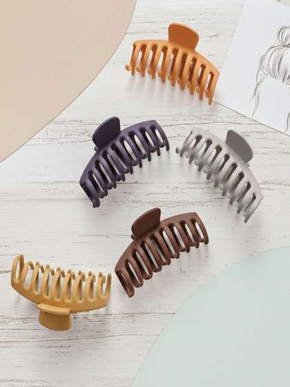 Caprese Clutcher 5 Count
                    Matte Finish Hair Jaw Clips - Extra Grip Thick Hair
                    Styling
