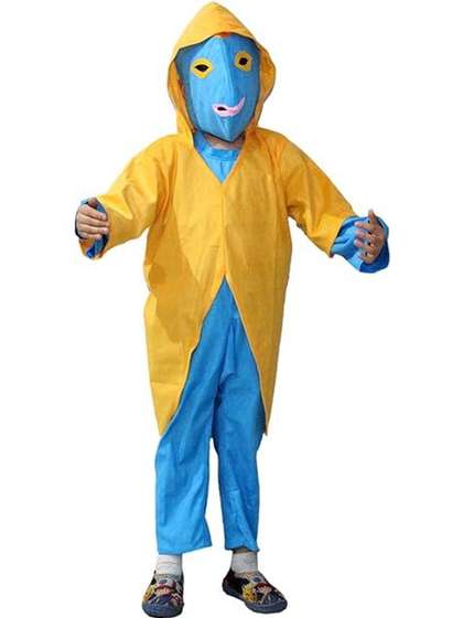Kaku Fancy dresses Kids
                    Jumpsuit With Coat & Mask Alien Costume Set