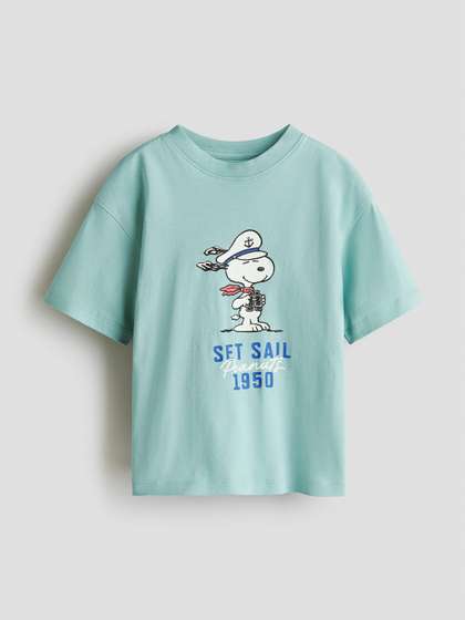 H&M Oversized
                    Printed T-shirt