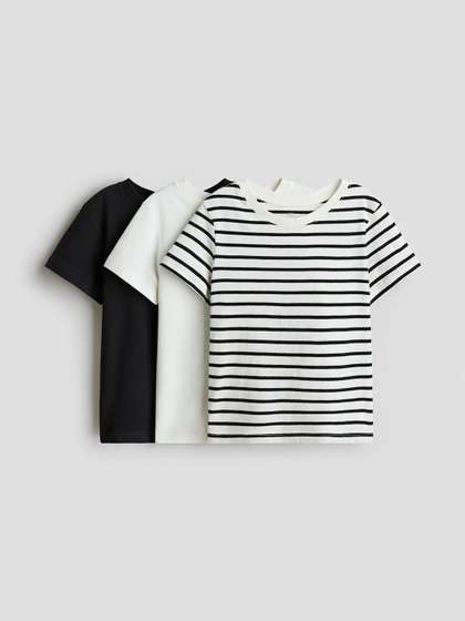 H&M 3-Pack Cotton
                    T-Shirts