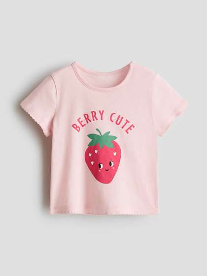 H&M Printed Cotton
                    Top