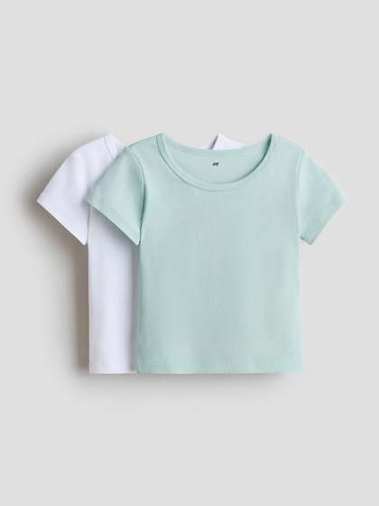 H&M 2-Pack Cotton
                    Tops