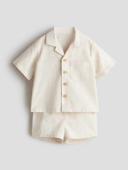 H&M 2-Piece
                    Linen-Blend Set