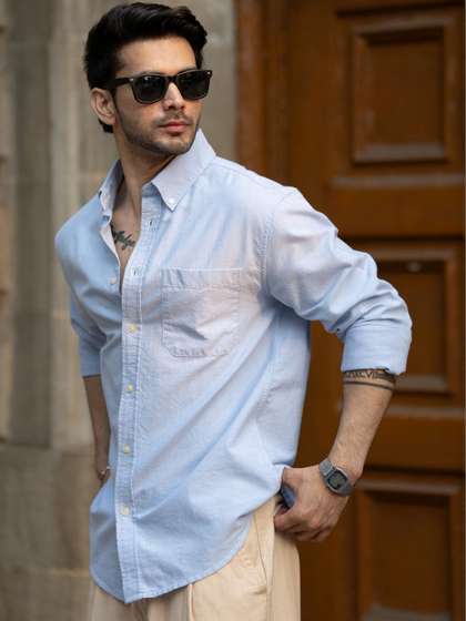Powerlook Blue
                        Oxford Button Down Shirts