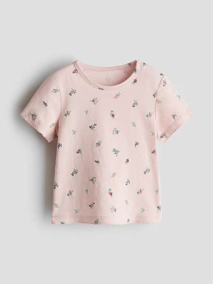 H&M Printed Cotton
                    Top