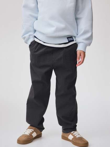 H&M Cotton
                      Seersucker Trousers