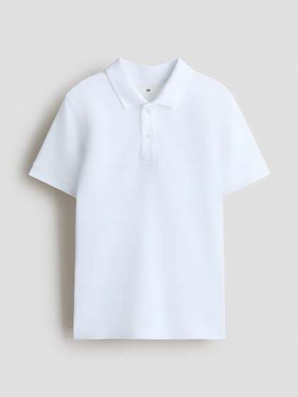 H&M Cotton Piqu Polo
                    Shirt