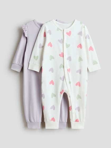 H&M 2-Pack
                      Patterned Cotton Pyjamas