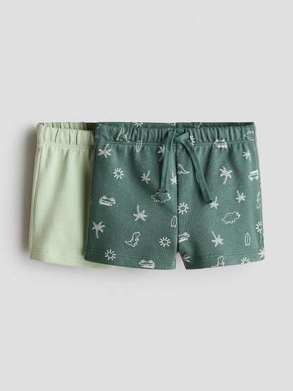 H&M Boys Pack Of 2
                    Cotton Sweat Shorts