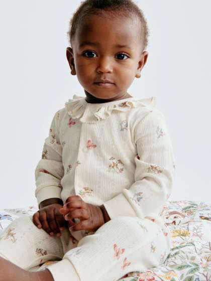 H&M Printed Round
                    Neck Romper