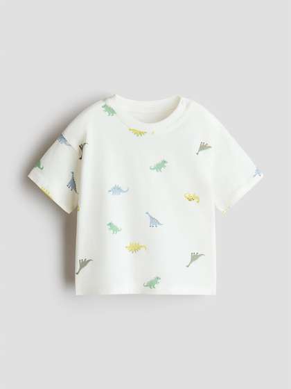 H&M Printed Cotton
                    T-Shirt