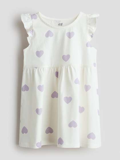 H&M Girls Printed
                    Cotton Dress