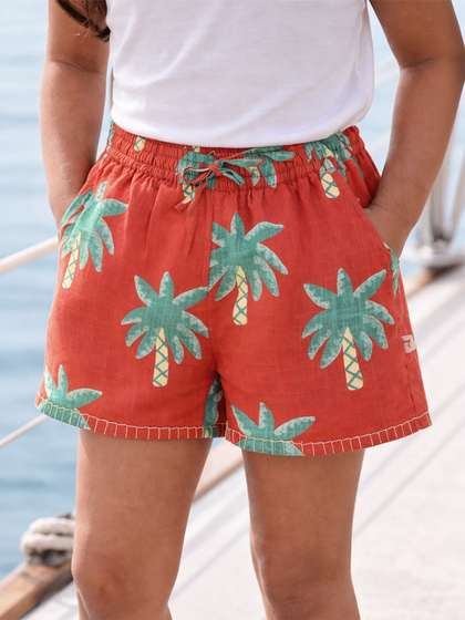 Somersault Girls
                    Conversational Printed Shorts