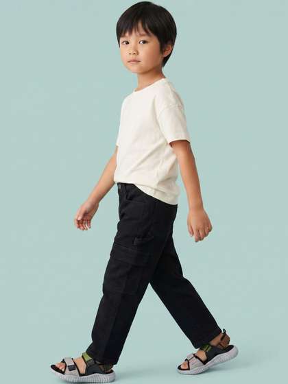 Nauti Nati Boys Loose
                    Fit Mid-Rise Highly Distressed Stretchable Pure
                    Cotton Jeans