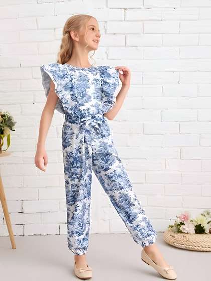 YK Printed Cotton
                    Jumpsuit